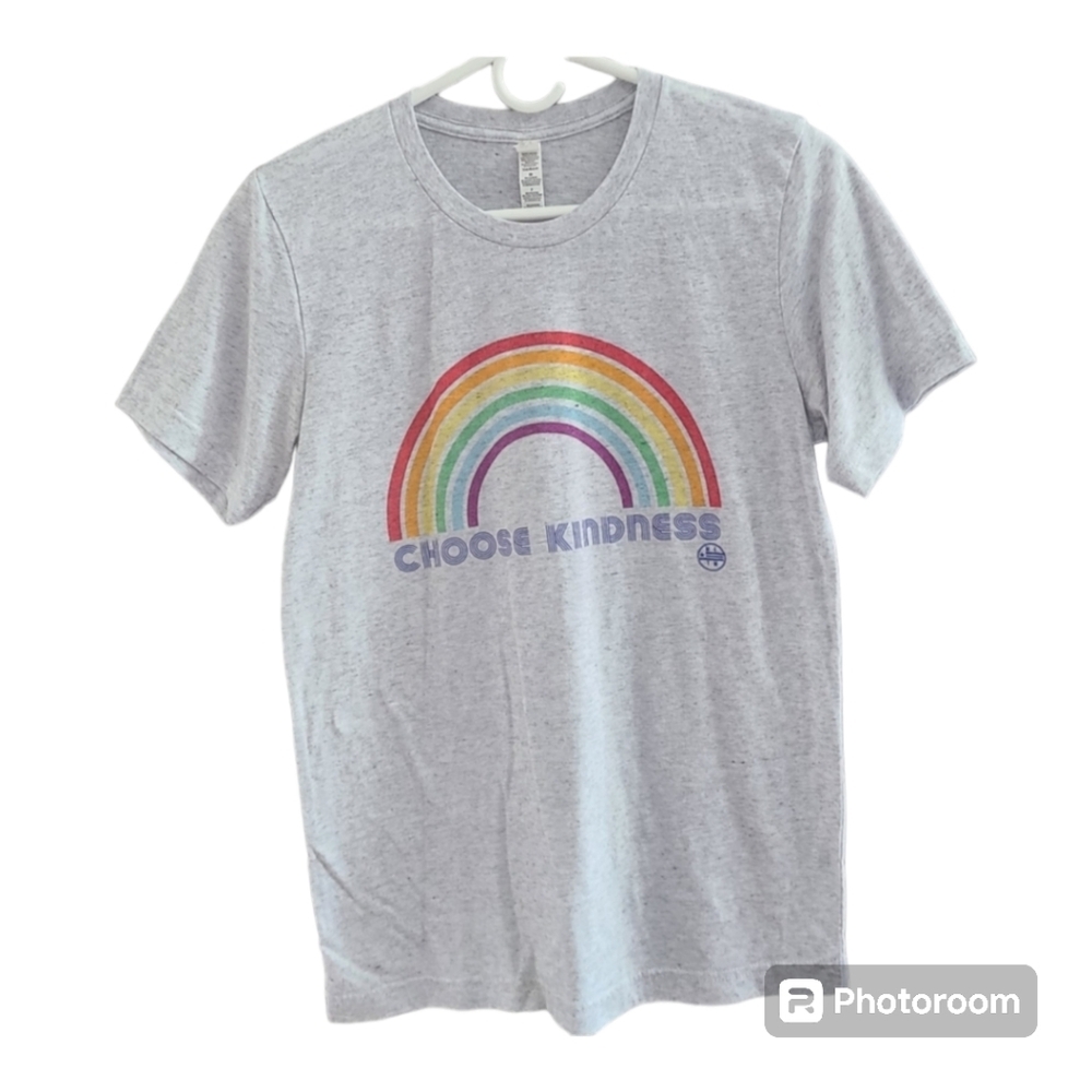 Bella Canvas 🌈‎ T-shirt Rainbow choose kindness [Small]